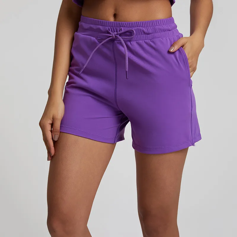 Anti-exposure Casual Quick-drying Running Yoga Pants - 4058 Wisteria Flower