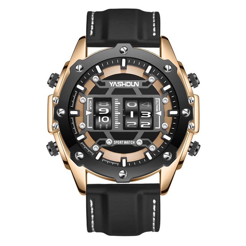 Personalized Multi-functional Mens Watch With A Sporty Silicone Strap 4