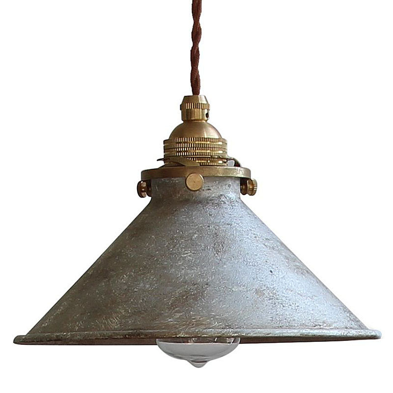 American Industrial Style Old Rust Restaurant Small Pendant Lamp