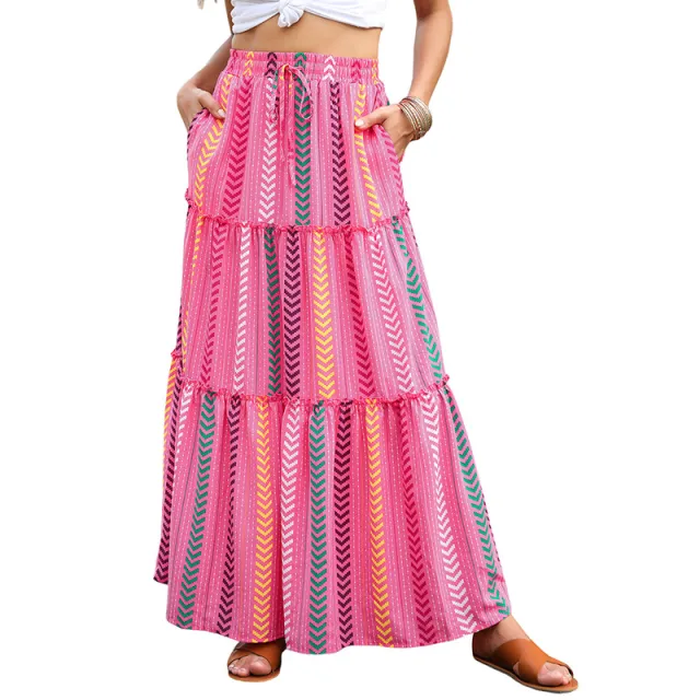 Loose Casual High Waist Dress For Women Lc65608 P1022 Xl - Shop at LoveMi