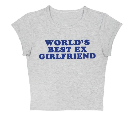 Fashion Letter Printed T shirt Top For Women 05Style S - Shop at LoveMi