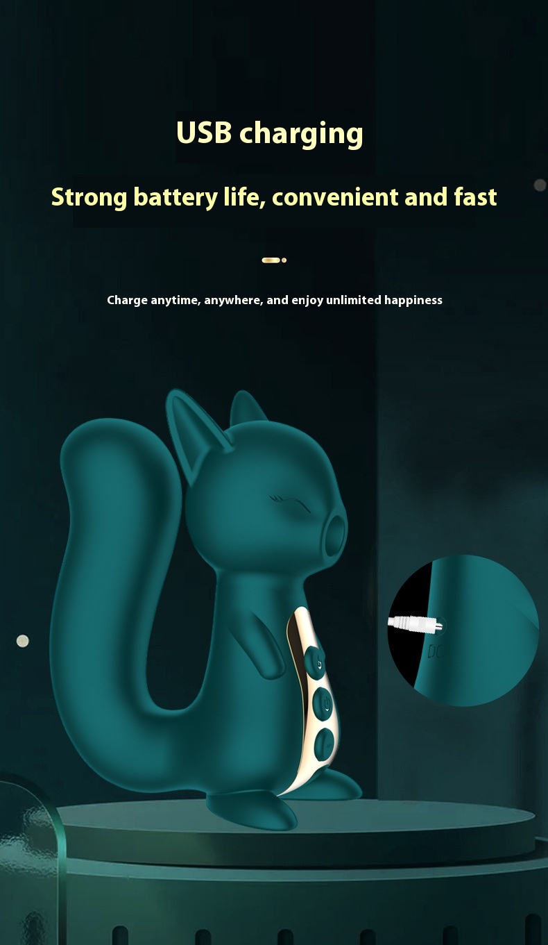 Cute Female Fox Cute Pet Sucking Massager 16