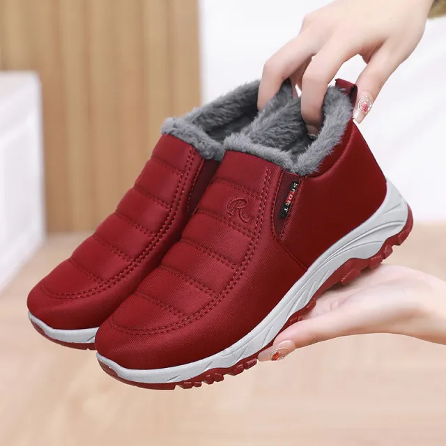 Fashion Thickened Warm Snow Boots Women Red - Shop at LoveMi