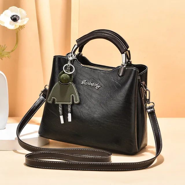 Simple Retro Small Handbag Women Black - Shop at LoveMi