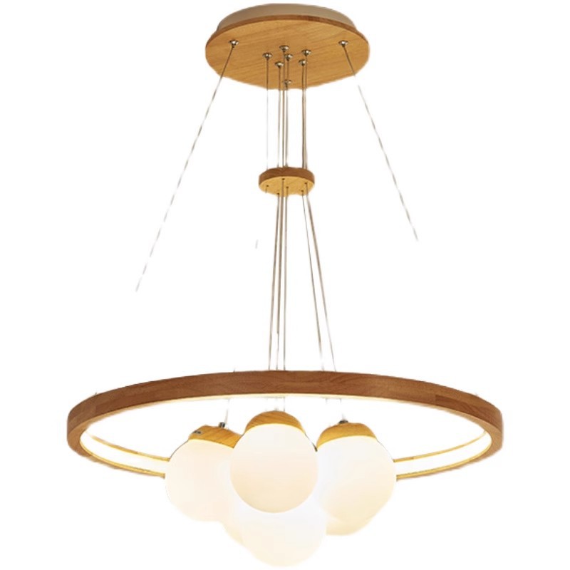 Full-spectrum Solid Wood Bedroom And Dining Room Lamp