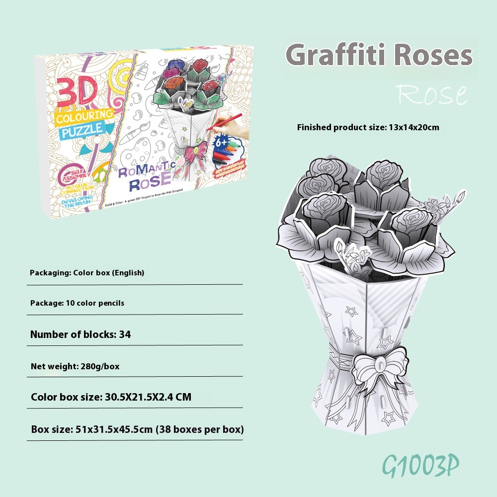 G1003P Graffiti Roses