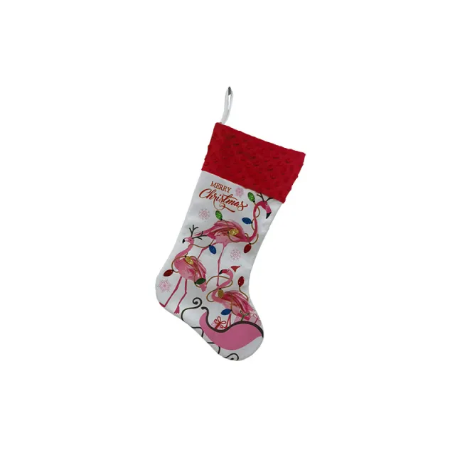Flamingo Christmas Stockings Holiday Decoration Pendant Type C - Shop at LoveMi