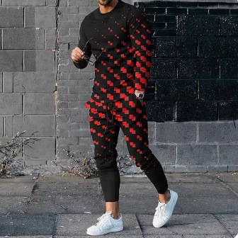 Men's Casual Tracksuit Set 4