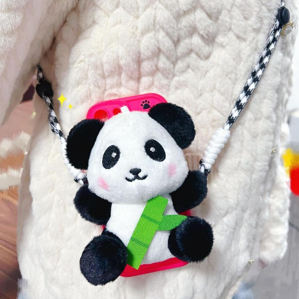 Plush Doll Crossbody Mobile Phone Lanyard Back Splint - Image 11
