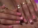 24 Pieces Nail Art High Fashion Simple Rhinestone Butterfly Flower Cow Wear Nail view 17