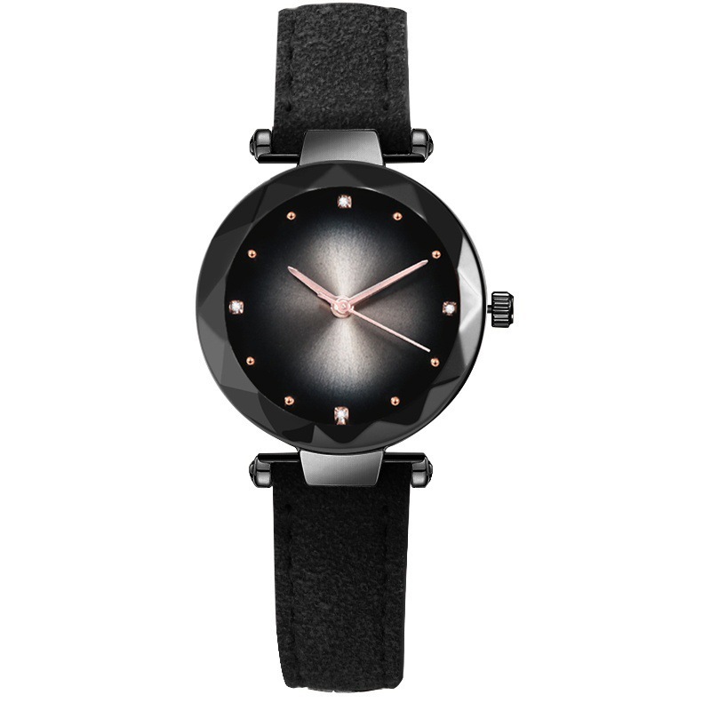 Fashionable Leather Belt Casual Colorful Womens Quartz Watch 3