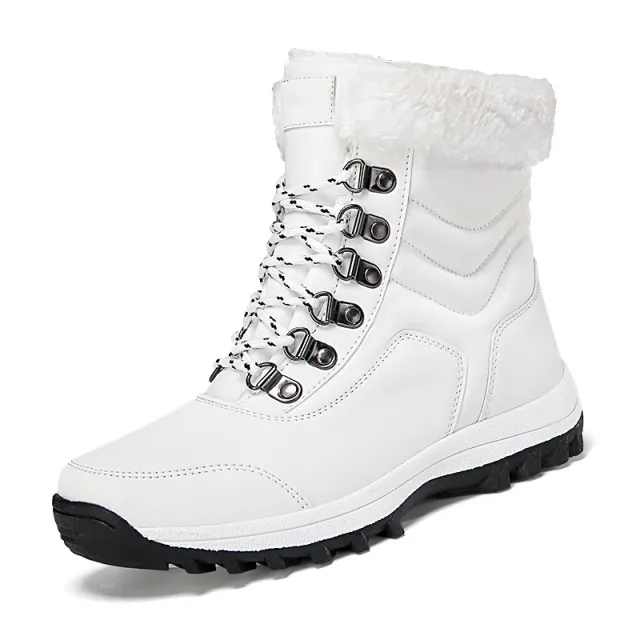 Winter Outdoors Sports Snow Boots Thick Warm White - Shop at LoveMi