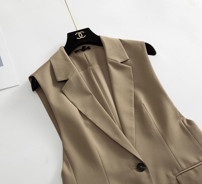 Simple Women's Business Suit Vest - Image 7