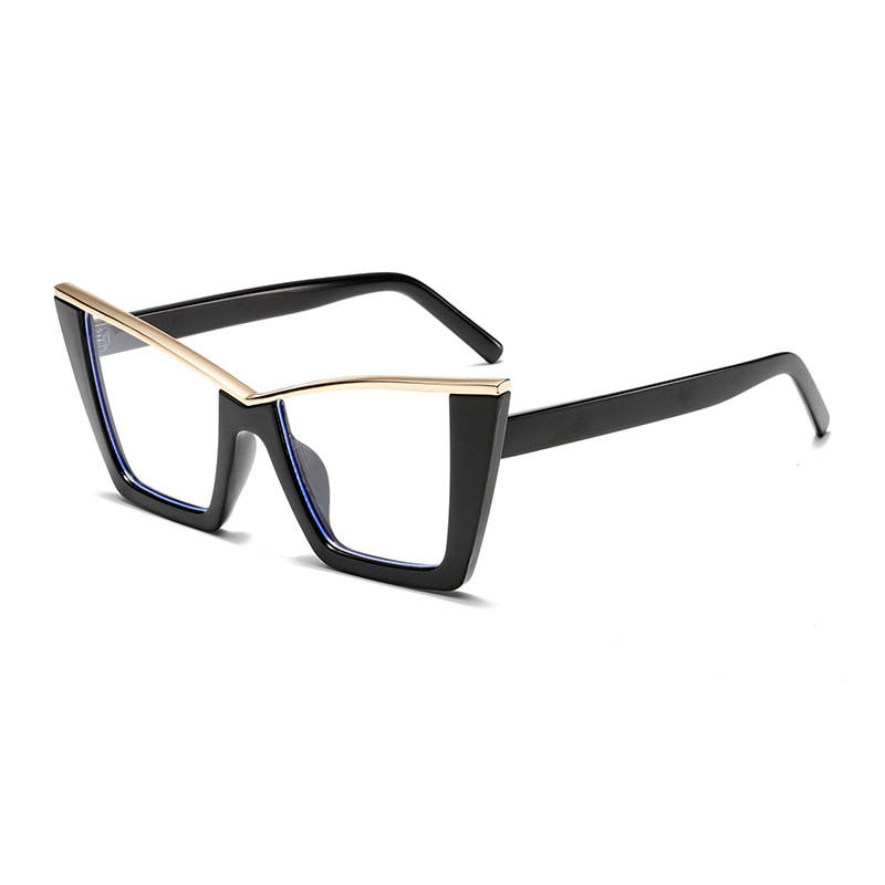 Black Frame Plain Glasses