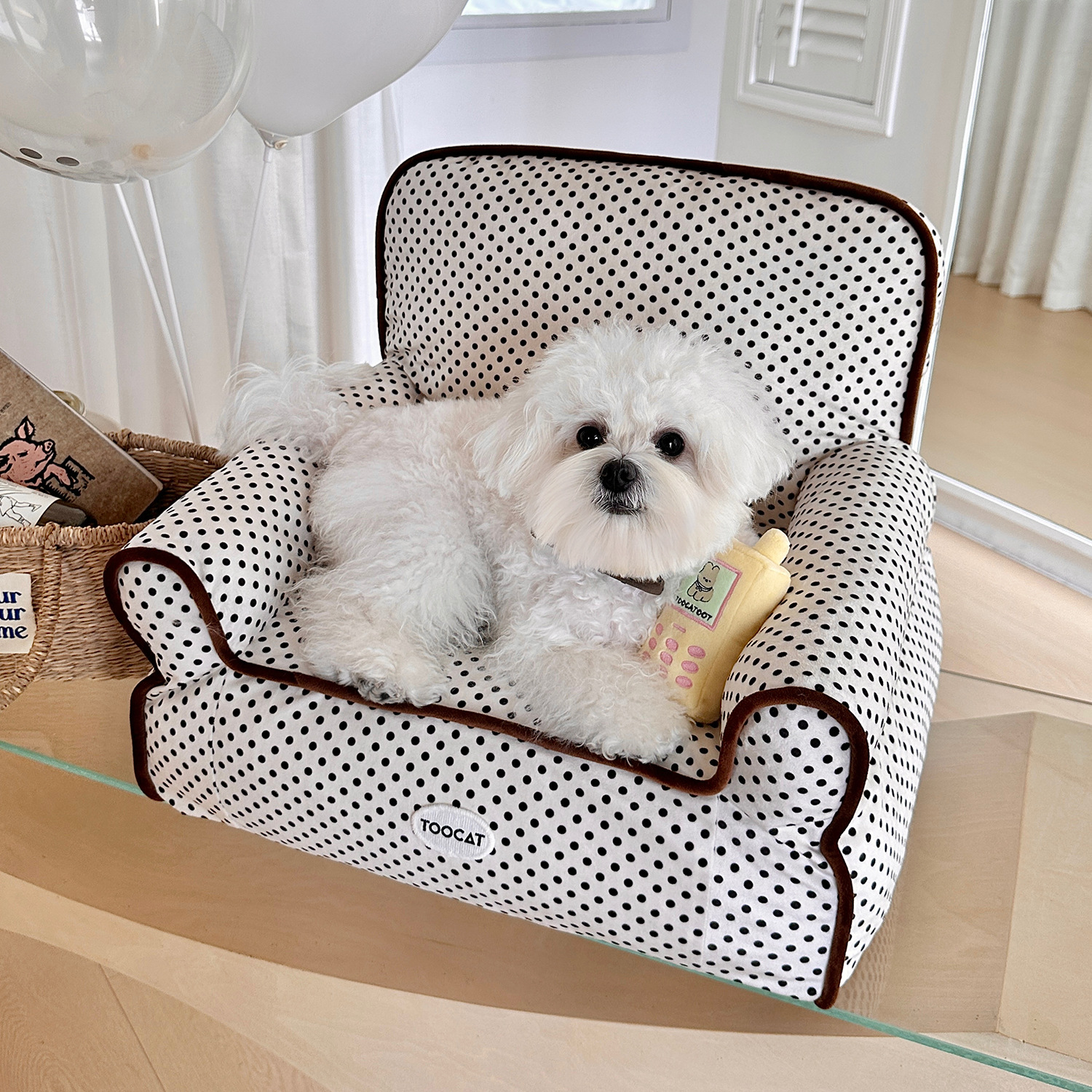 Warm Fleece Dog And Cat Bed Fully Detachable And Washable