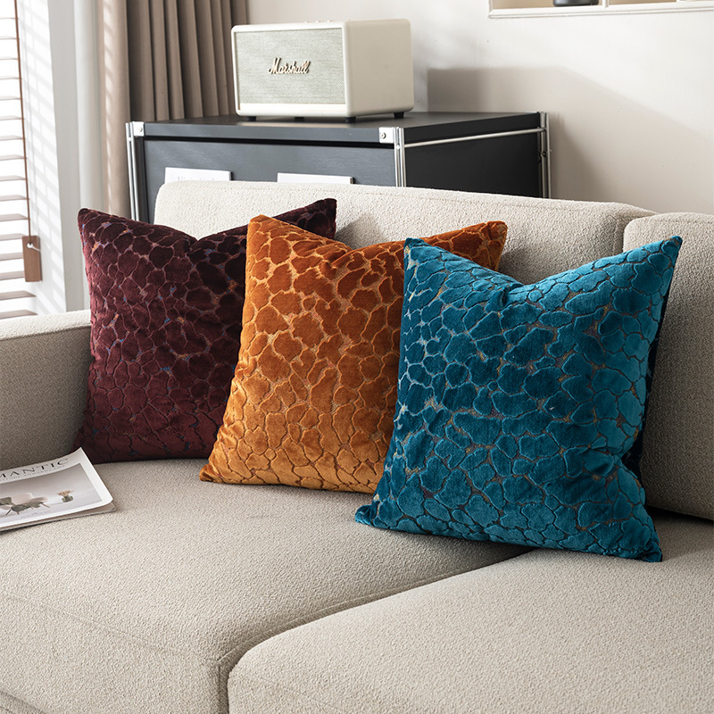 Villa Living Room Embroidered Cushion Cover