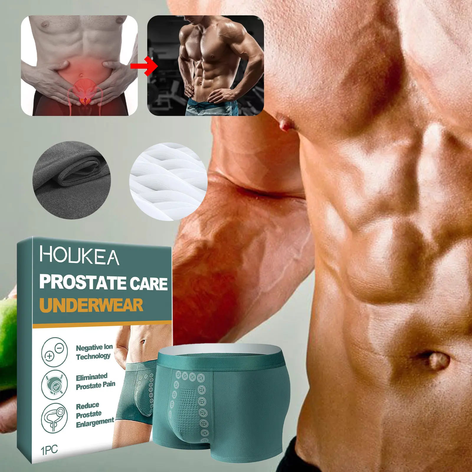 Men's Sun Care Strong Vitality Body Underwear