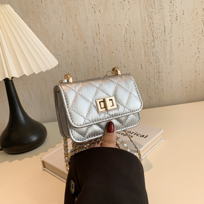 Fashionable Lock-Clasp Chain All-Match Crossbody Bag For Women