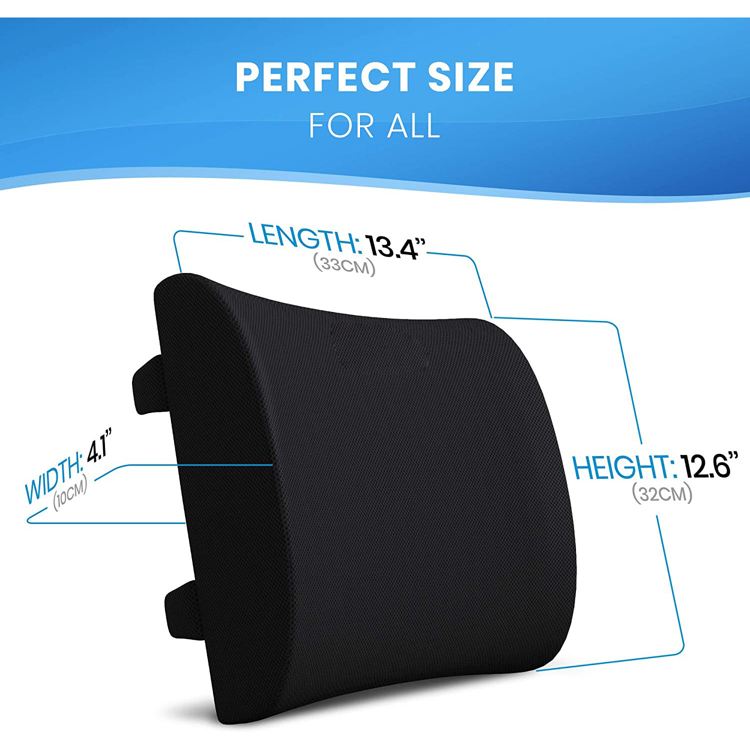 Title 1, Lumbar Support Pillow Automotive Waist Cushion