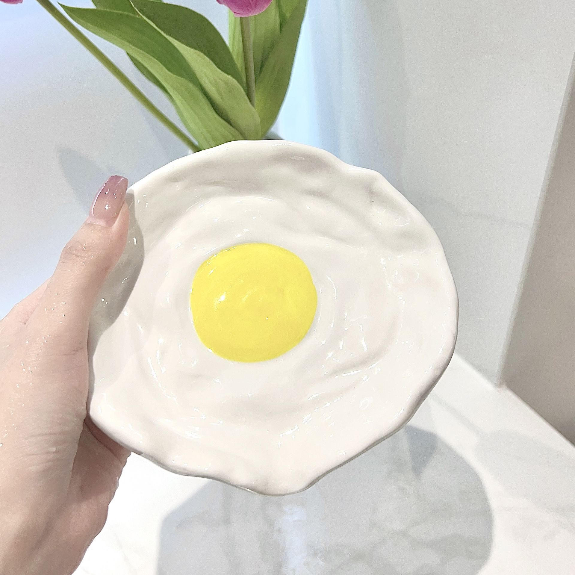 Poached Egg Soap Dish