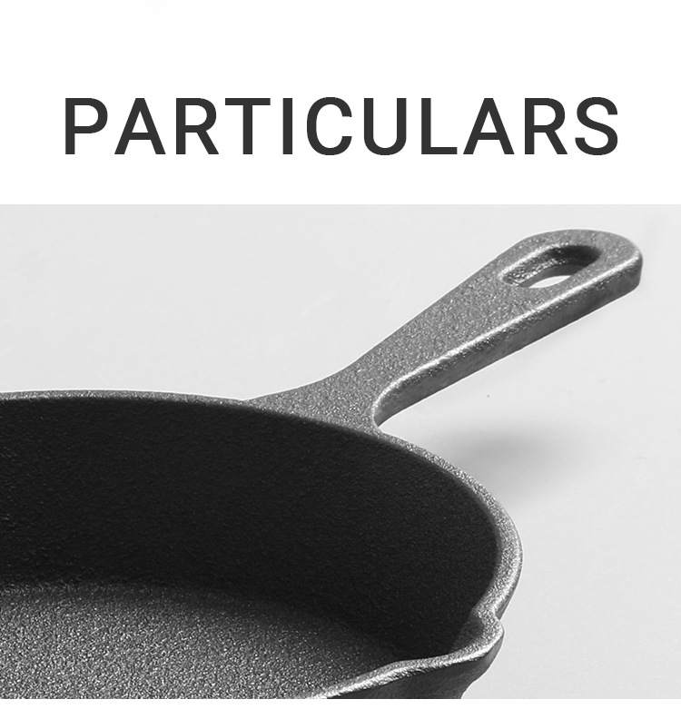 Title 7, Cast Iron Uncoated Frying Pan