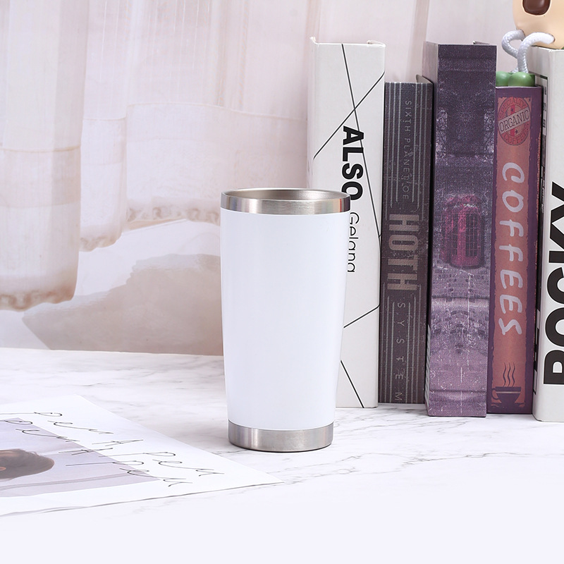 20oz Car Mug 304 Stainless Steel Double-Wall Vacuum Insulated Bottle
