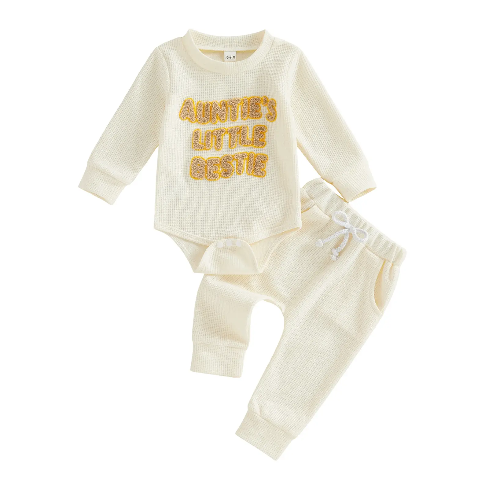 Children's Casual And Versatile Embroidered Hoodie Set