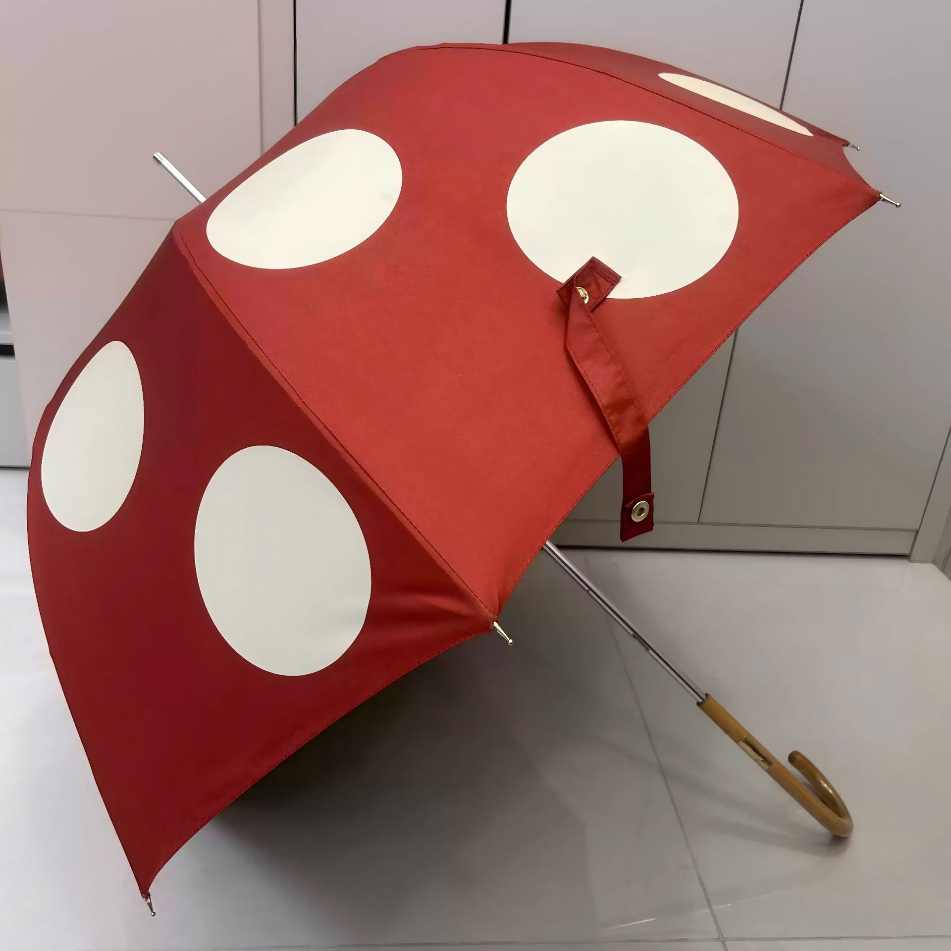 Arched UV-Protective Lolita Vinyl Dual-Purpose ParasolUmbrella For Women