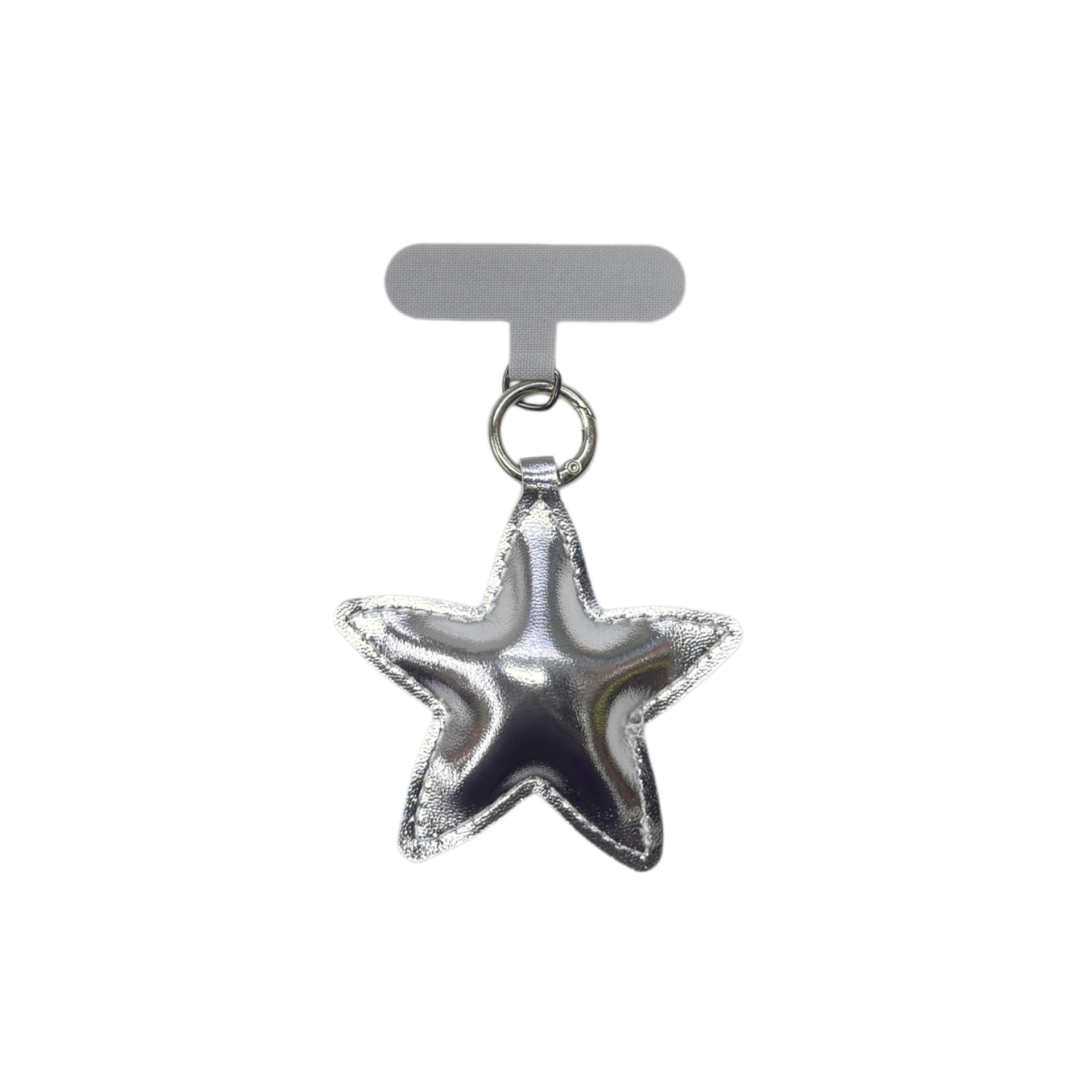Niche Versatile Leather Star Keychain Phone Lanyard Pendant