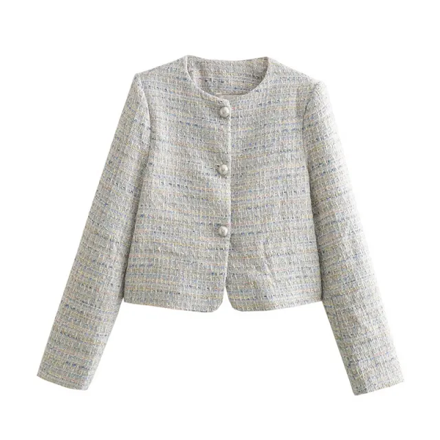 European And American Style Women's French Texture Short Long Sleeve Jacket Top - Shop at LoveMi
