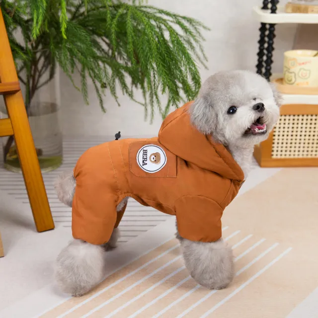 Dog Fashion Autumn And Winter New Clothing Brown - Shop at LoveMi