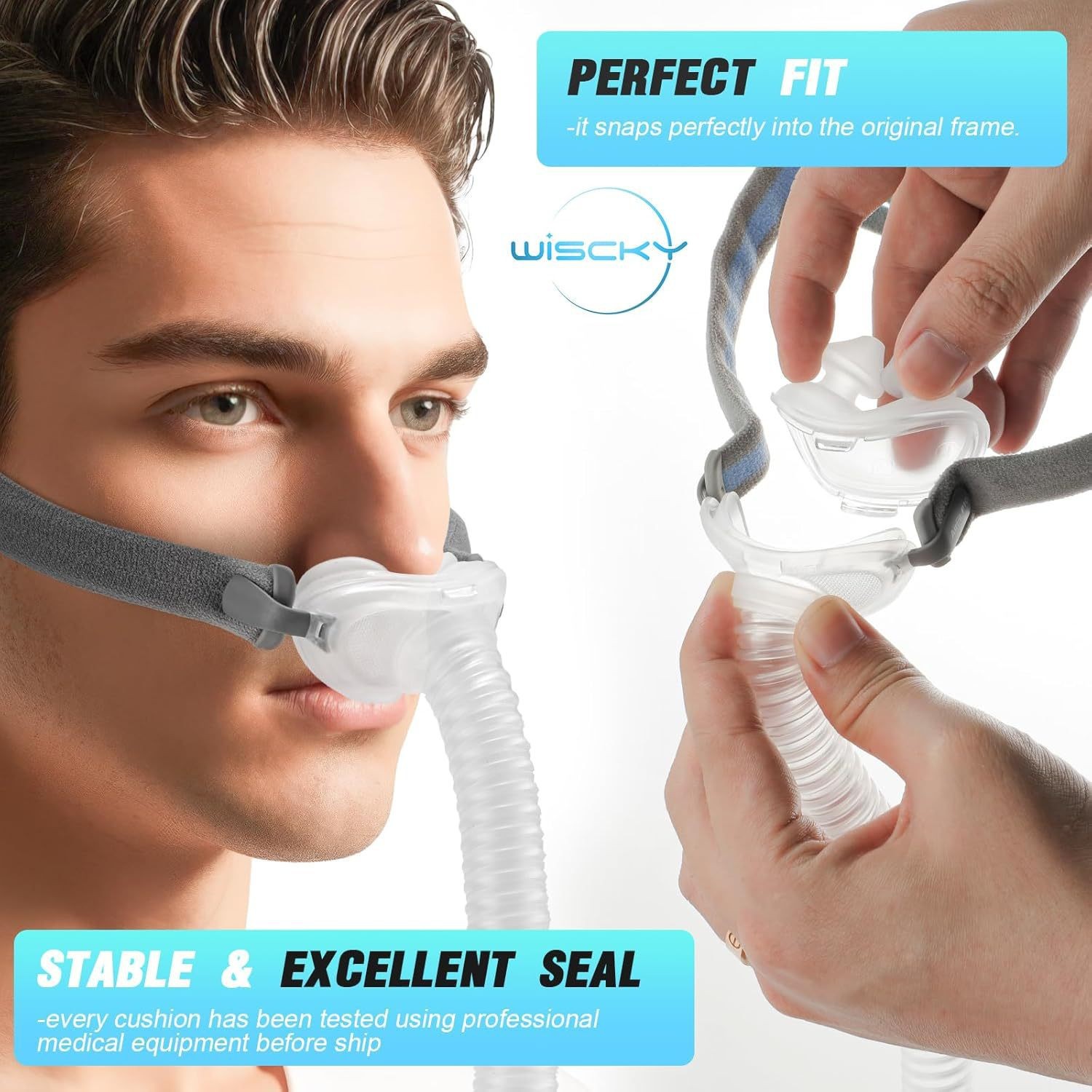 Nasal Pillow Silicone Soft Cushion For CPAP Mask