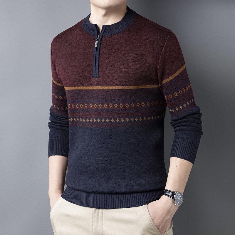 Half Turtleneck Autumn And Winter Bottoming Sweater - Image 3