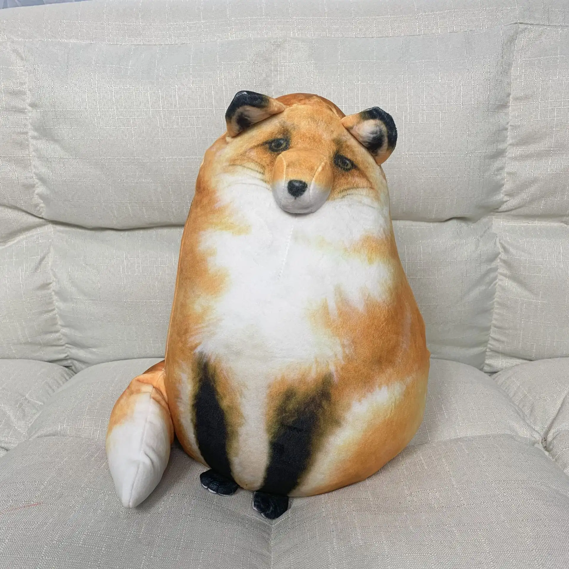 Rabbit Pillow Cat Doll Doll Simulation Fox Raccoon Plush Toy