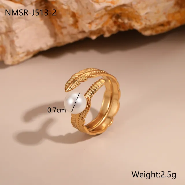 18K Gold plated Open Ring Exquisite Light Luxury Hand Jewelry Nmsrj5132 Ring - Shop at LoveMi
