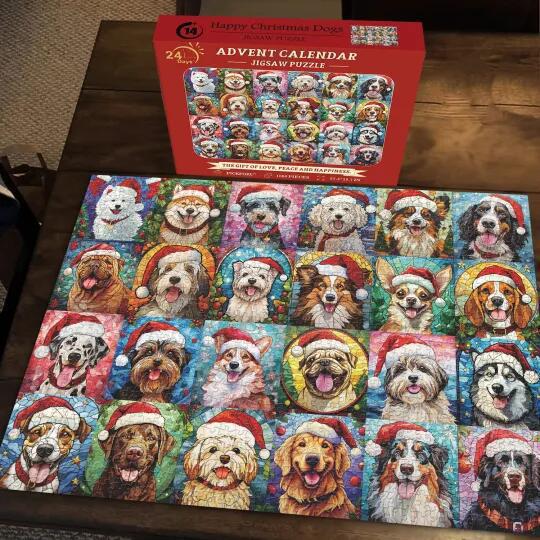 Title 3, Calendrier de lAvent de Noël avec Puzzle – 24 ...