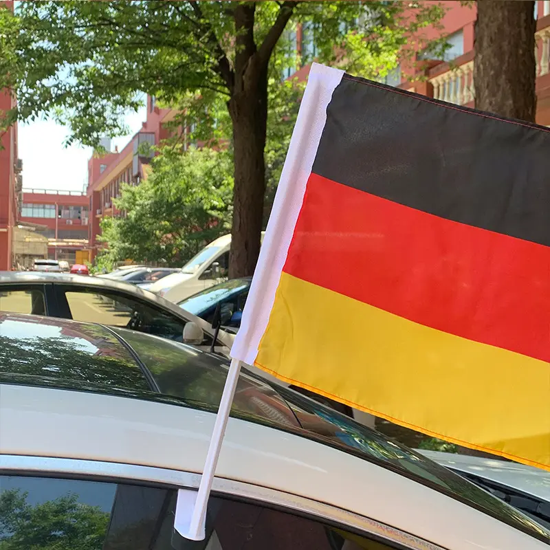 German Car Flag Made Of Polyester Wind-resistant