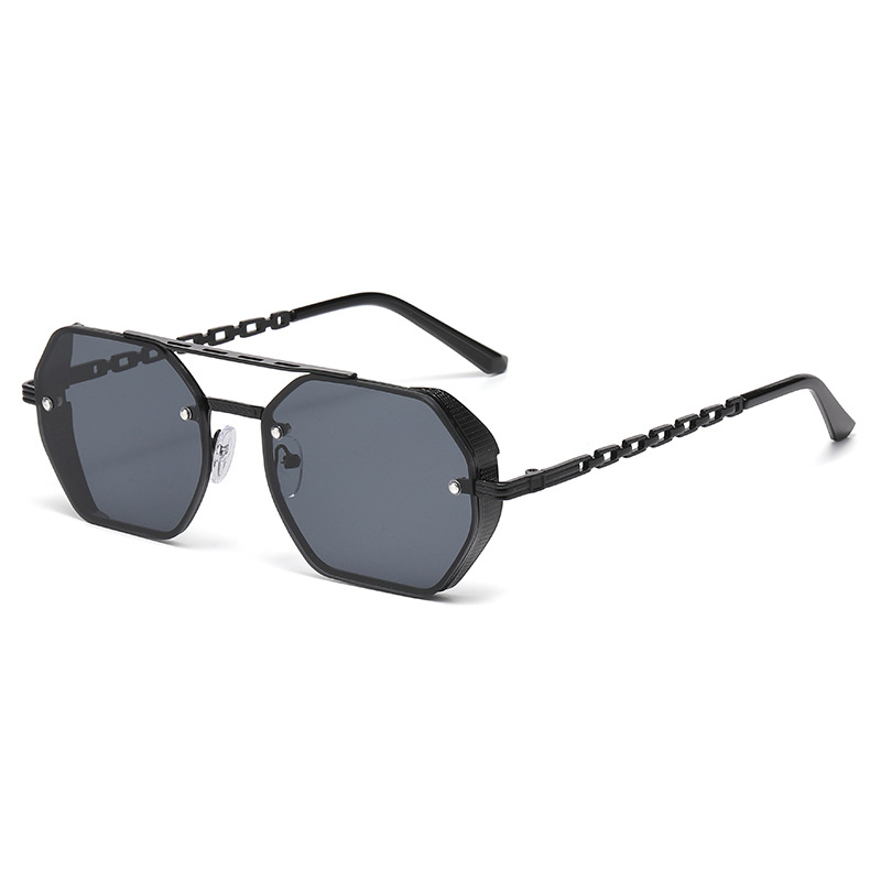 High-end Multi-sided Dual-bridge Sunglasses For Women, Fashionable
