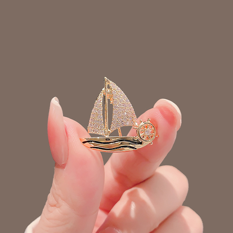 Smooth Sailing Pin Anti-exposure Brooch Accessory