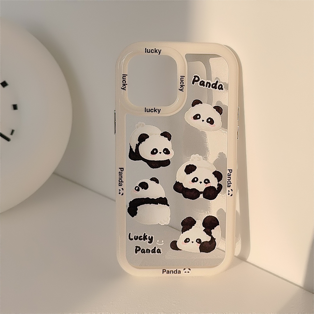 Cute Little Panda themed Shatterproof Phone Case