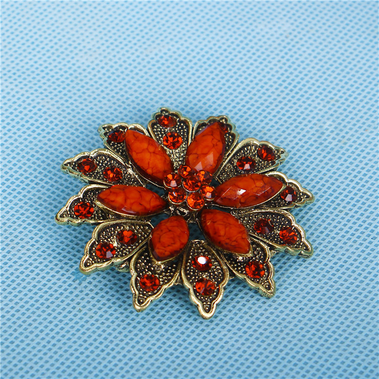 Title 2, High-end Diamond Brooch Vintage Corsage Fashion