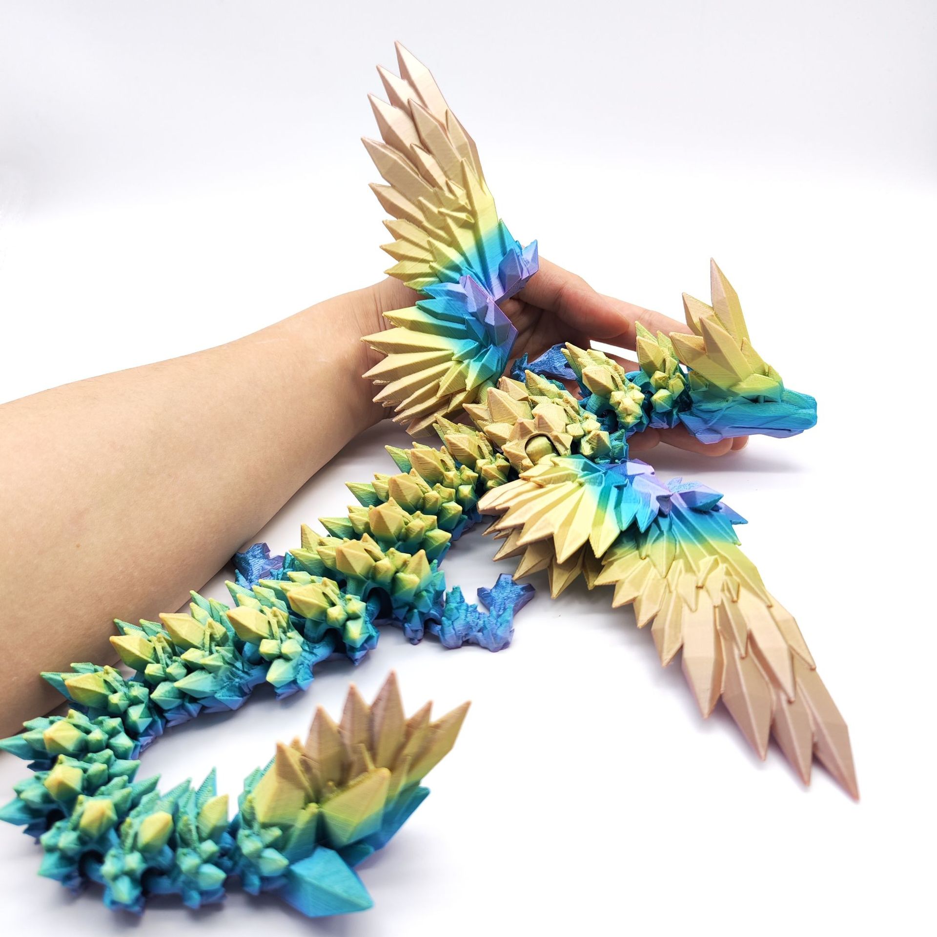 3D-printed Dragon Ornament Divine Dragon Craftwork
