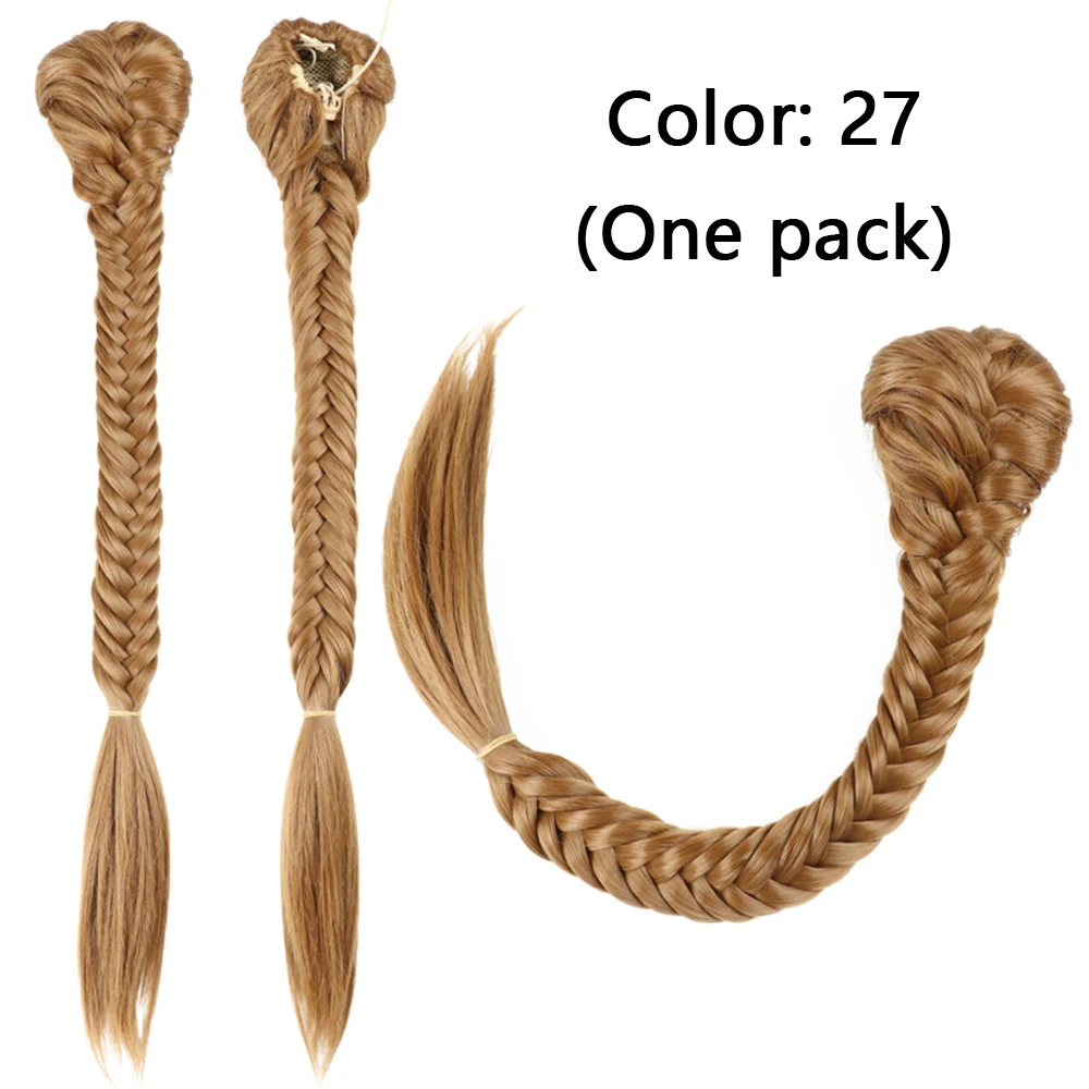Synthetic Braided Fishtail Horse Tail Women's Wig 11