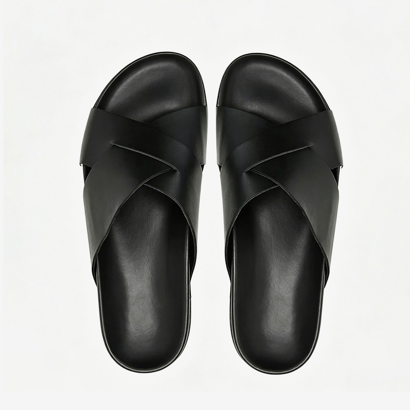 Men's Summer Breathable Cross-style Casual Fashionable Open-toe Slippers