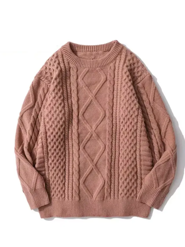 Street Hip hop Sweater Fashion Retro Women Brown - Shop at LoveMi
