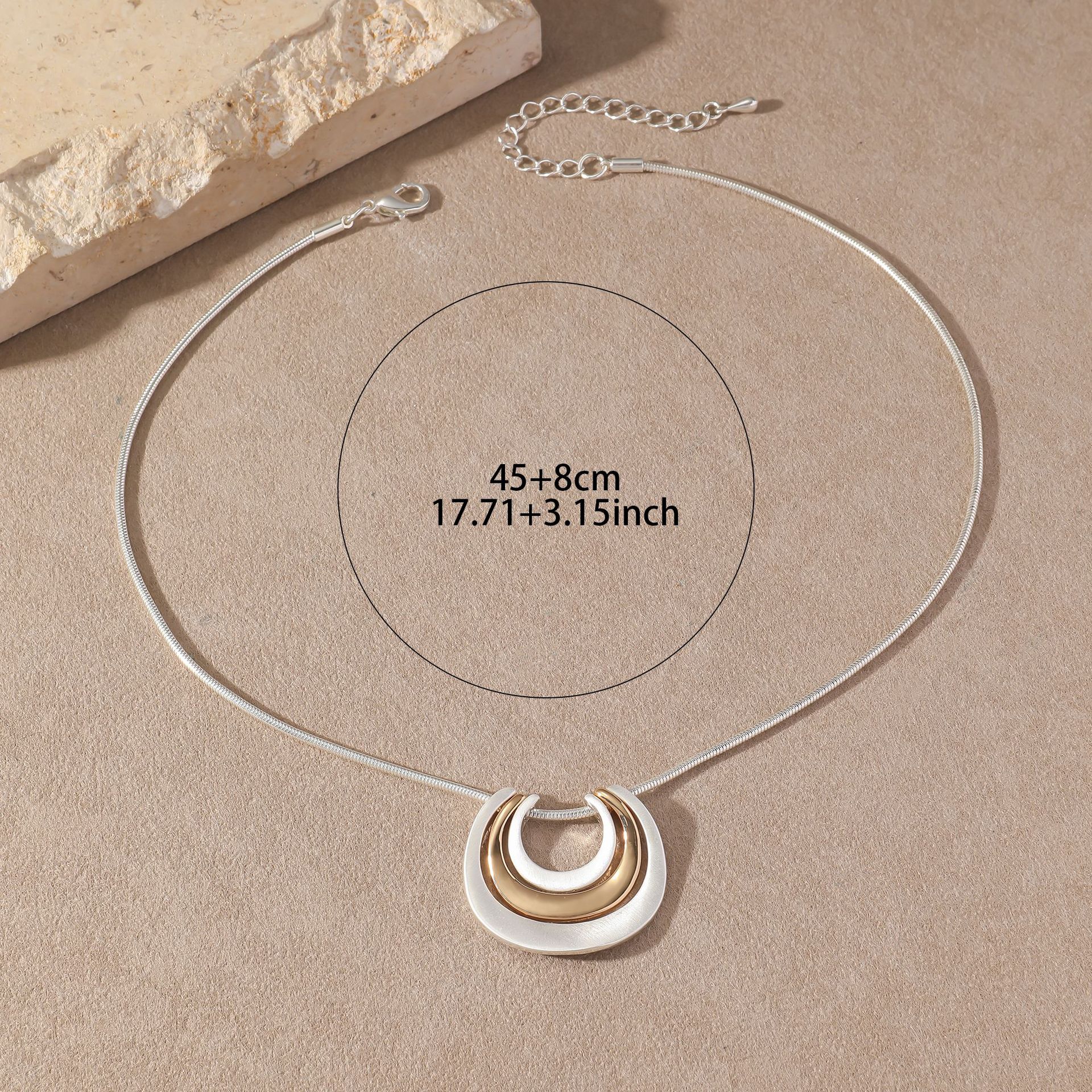 New European And American-style Fashionable Exaggerated Light-luxury Necklace