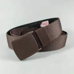 Nylon Woven Multifunctional Zipper Travel Canvas Money Hiding Belt - Coffee - View 1