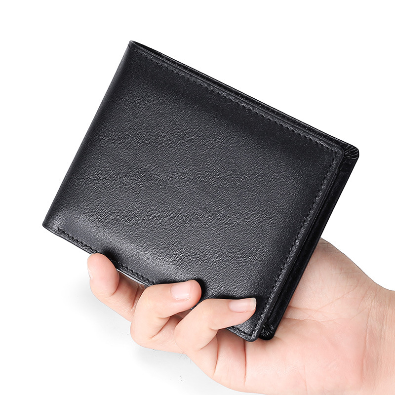 Multi-Functional RFID Anti-Skimming Leather Wallet For Men - Image 1