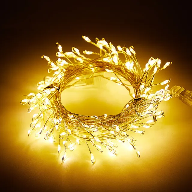 LED String Colored Lights Christmas Creative Hanging Tree Decorative Lights Warm White - Shop at LoveMi