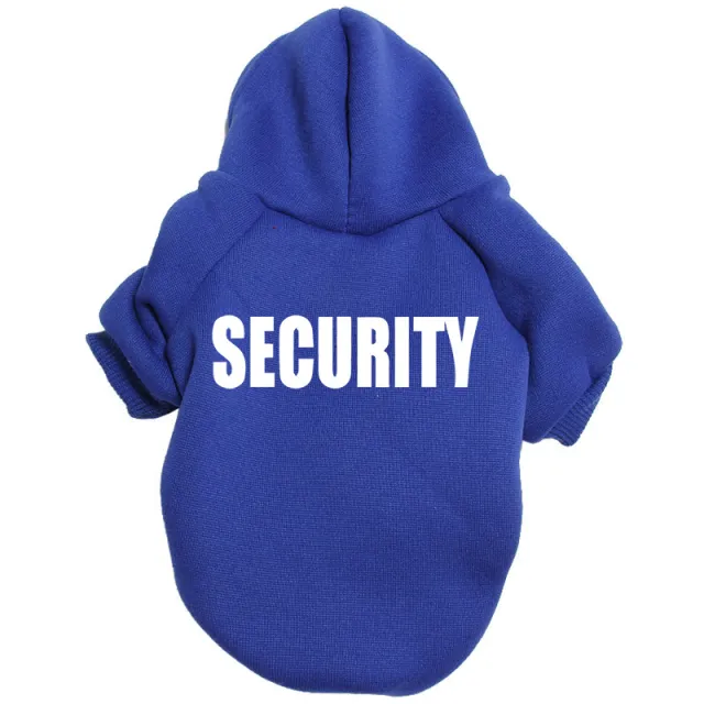 Solid Color Simple Warm Printed Pet Clothes Blue - Shop at LoveMi